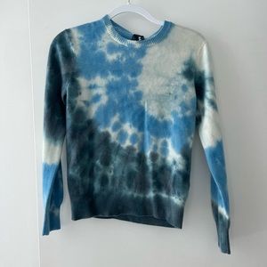 Cashmere tie dye LS